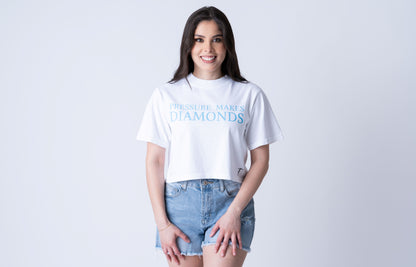 Pressure Makes Diamonds - Cropped Fit T-Shirt